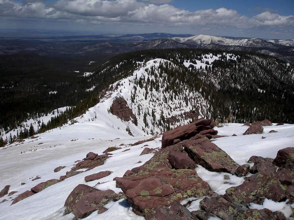 North ridge of A-1