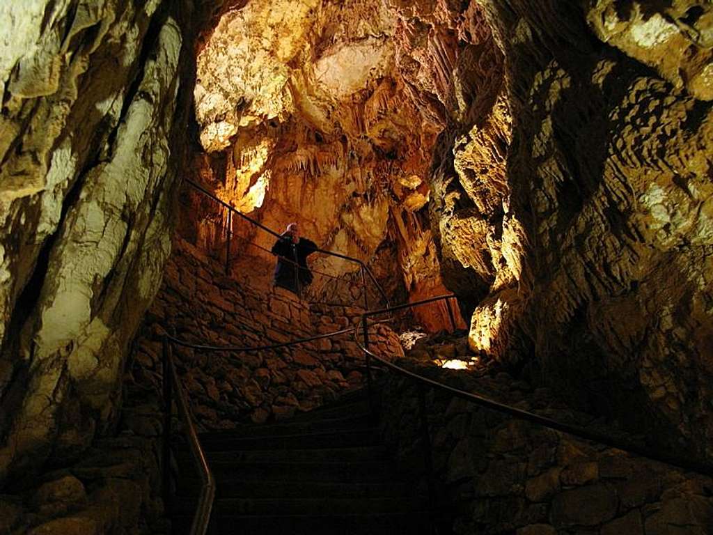 Inside Baredine cave