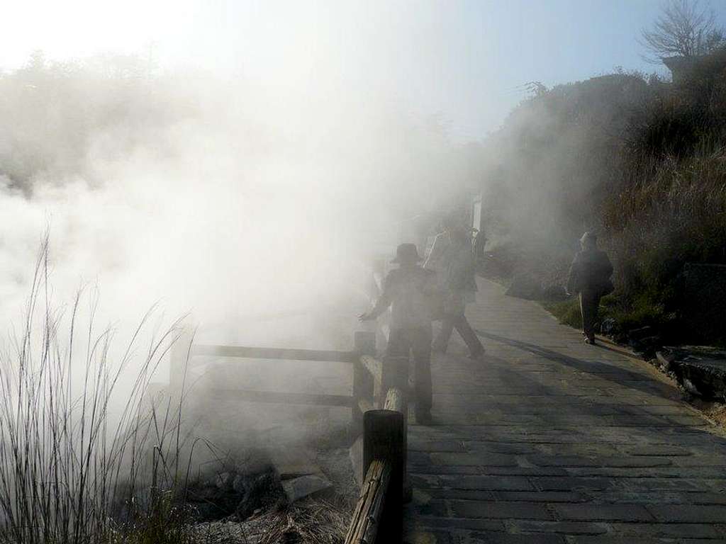 Fumaroles of Unzen Jigoku