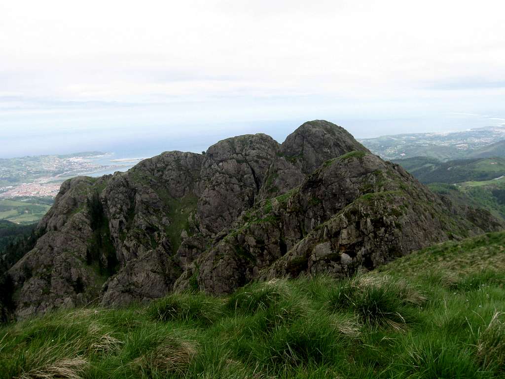 From the summit of Erroilbide