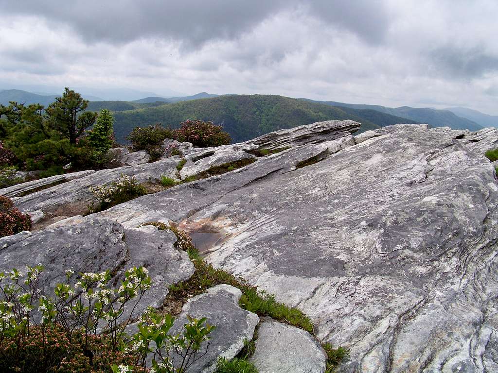 View Across the Summit of Hawksbill Mountain