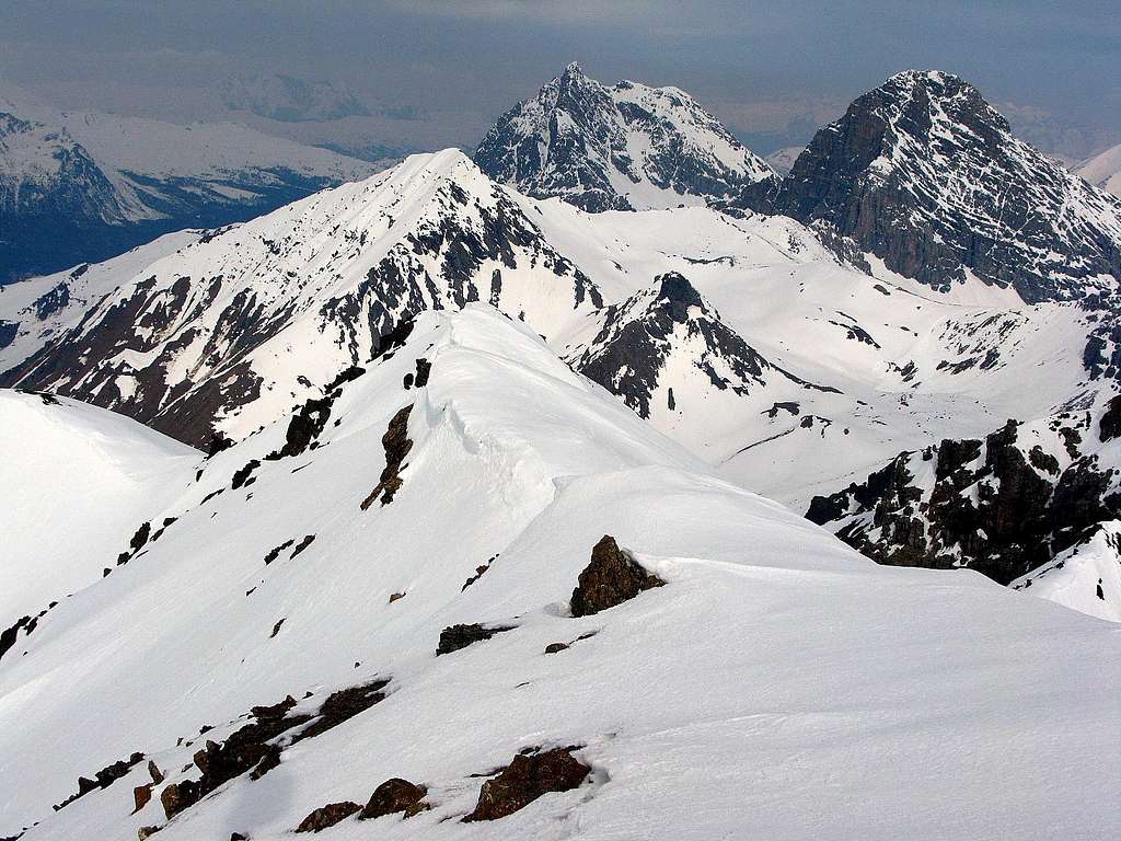 view from Piz Salteras