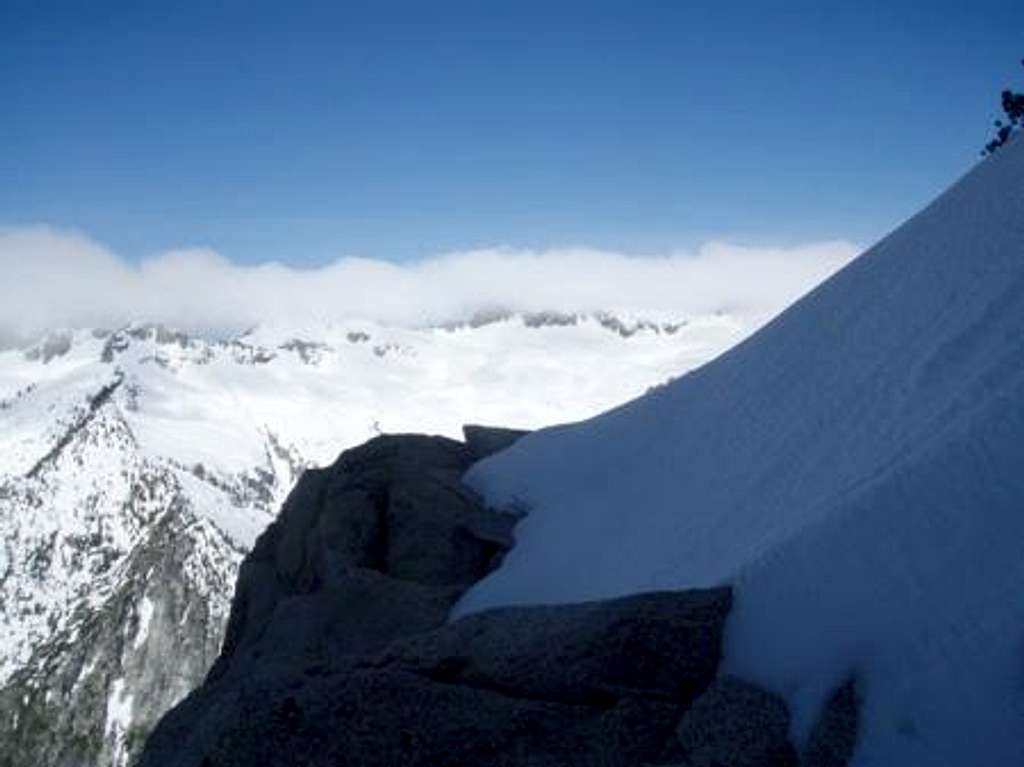 Topping out on Stonehouse Gully