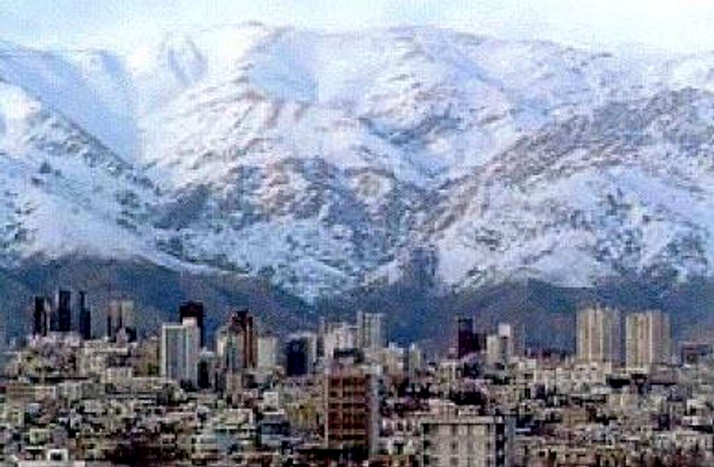 Tehran and Mt. Tochal