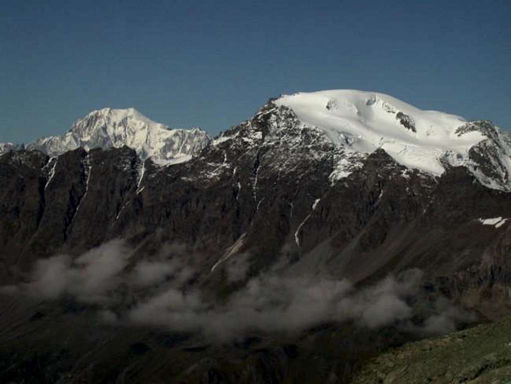 Mont Blanc and Mont Velan,...