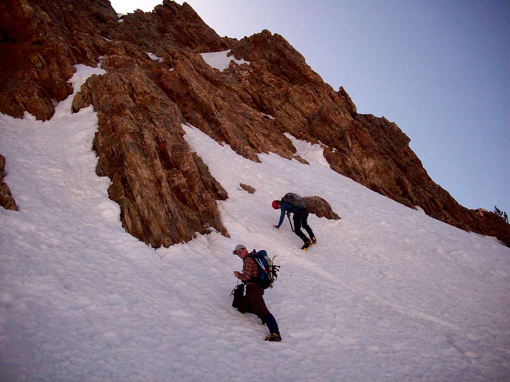 Down from west buttress