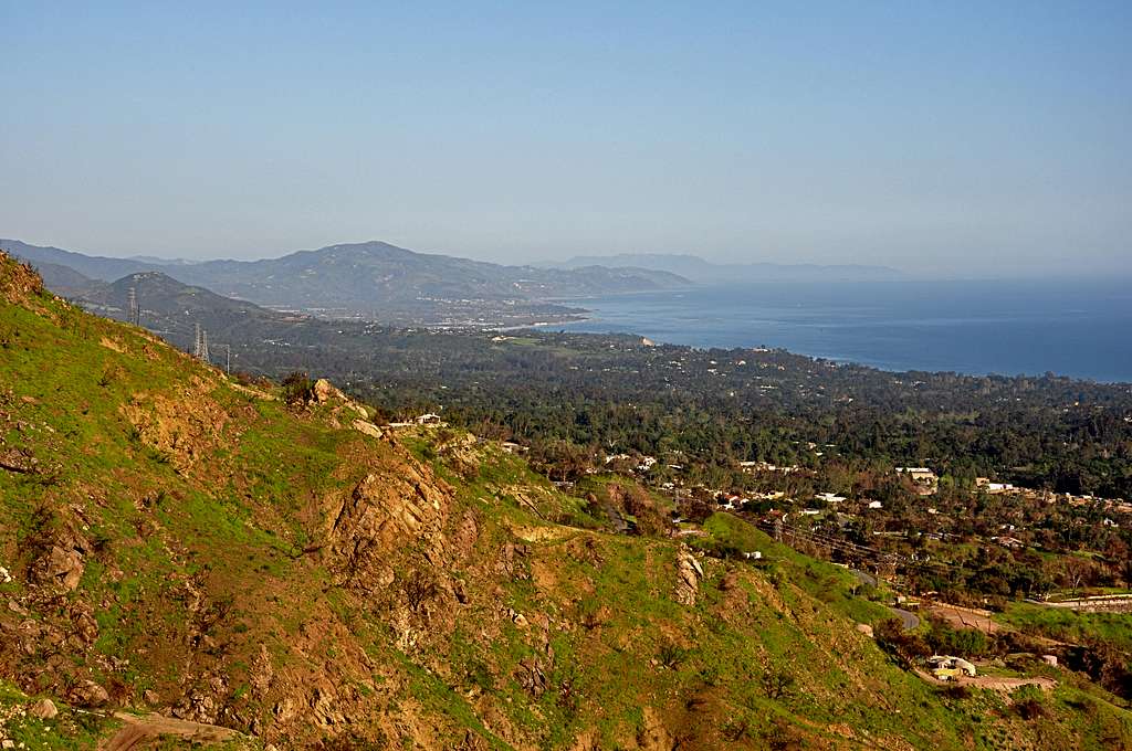 Views of Santa Barbara From Upper Gibraltar Rock