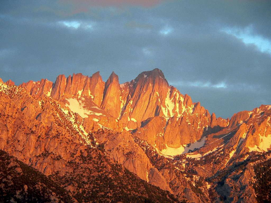 Mt. Whitney at first light