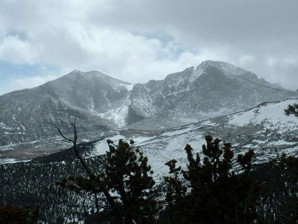 3/27/04-- View of Longs Peak...