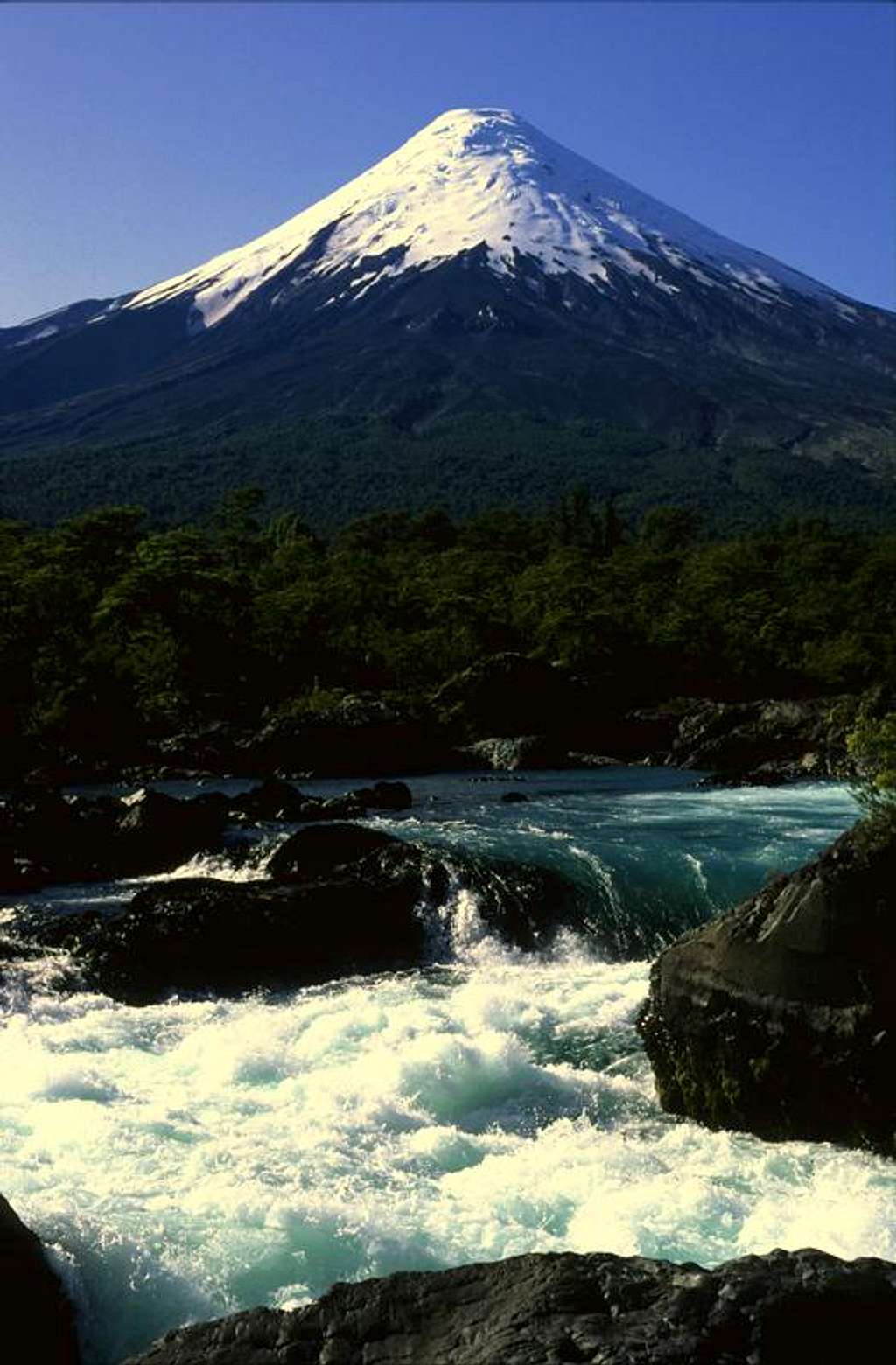 Osorno and Petrohué falls