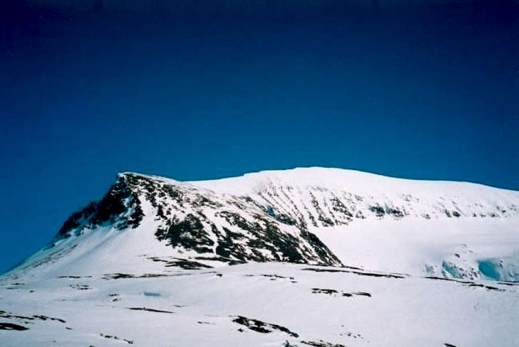 Base of the north ridge. This...