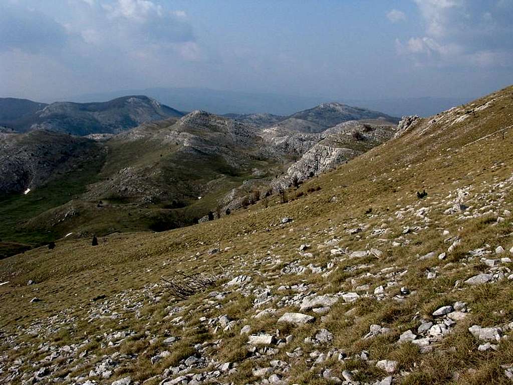Scenery from Dinara mountain