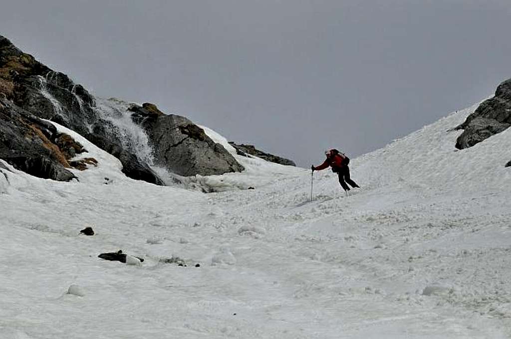 Hocheiser Ski Descent to Schwarzkarl