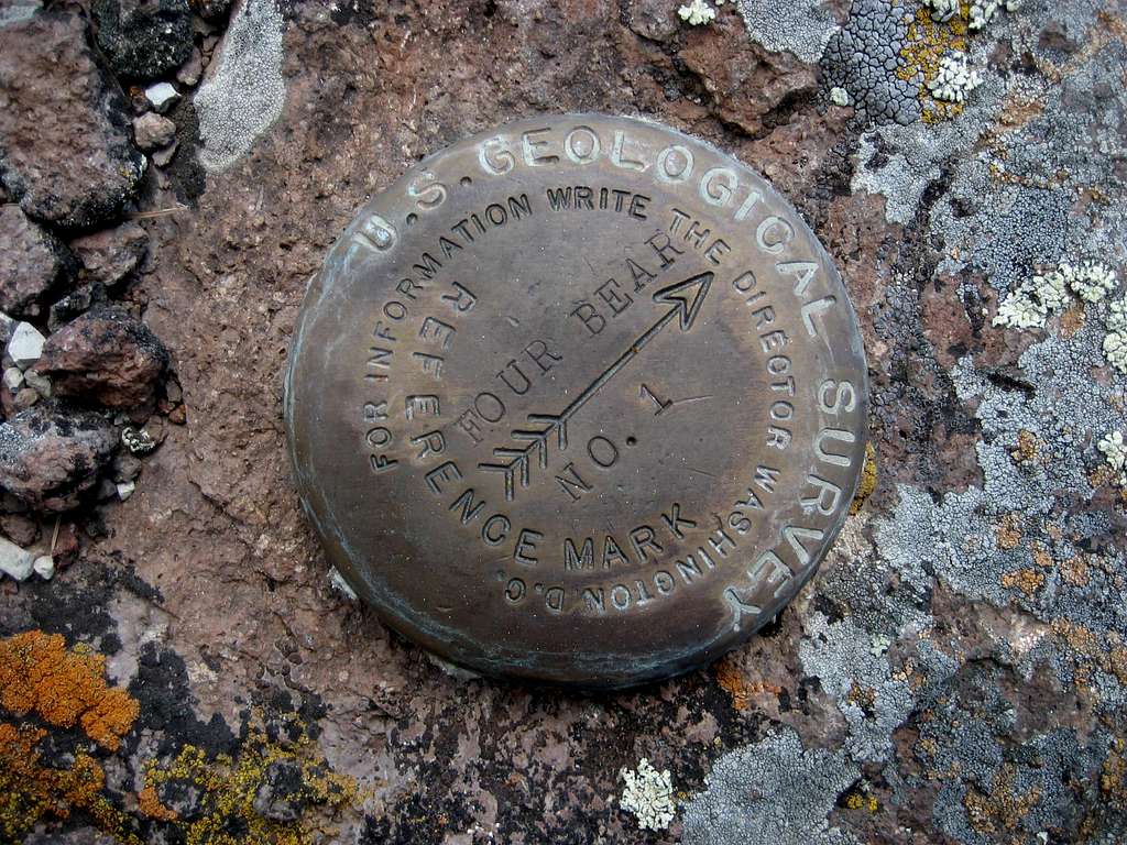 Four Bear summit marker