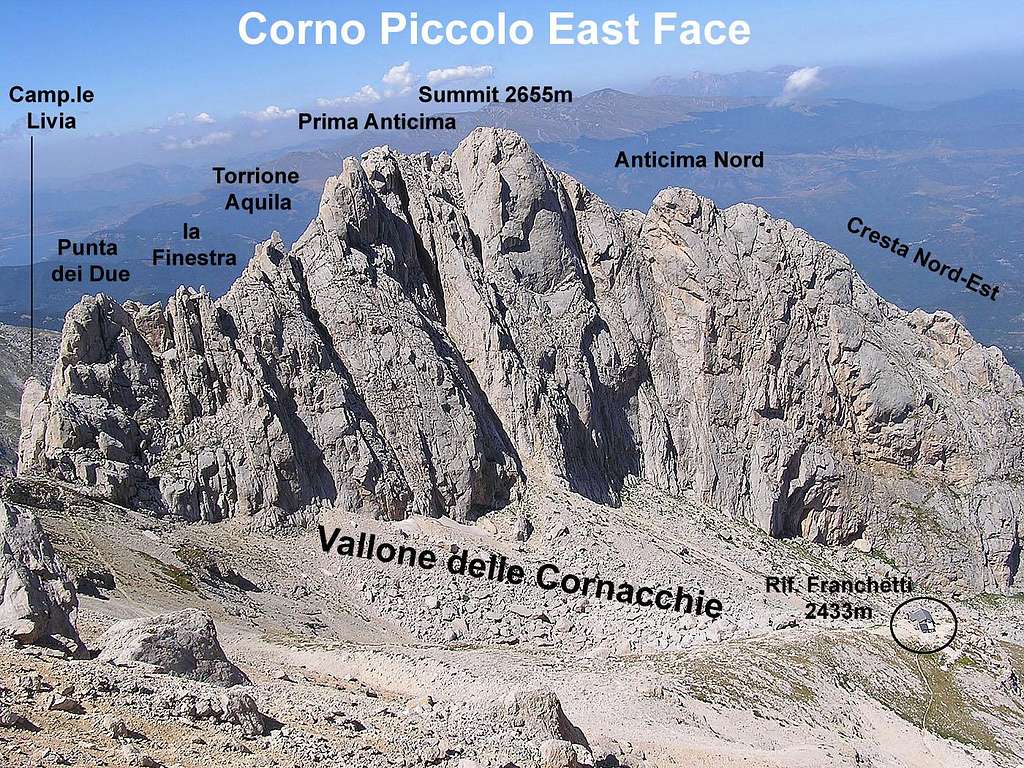 Corno Piccolo East Face