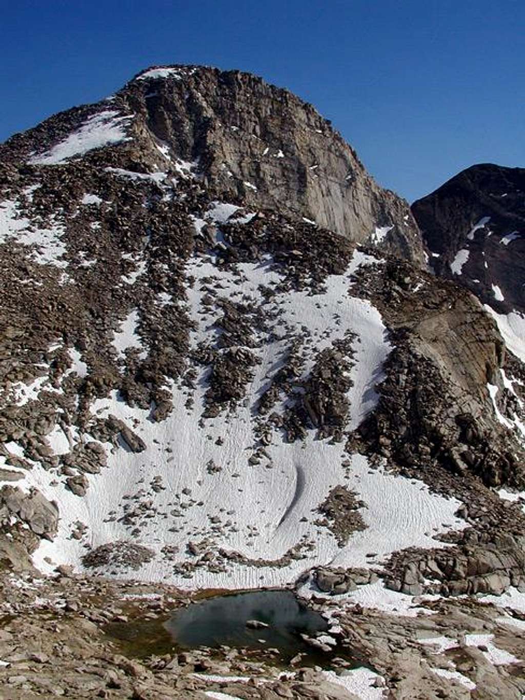 11,000 ft tarn, Florence Peak