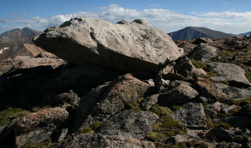 Quartzite Outcrop on Landslide Peak
