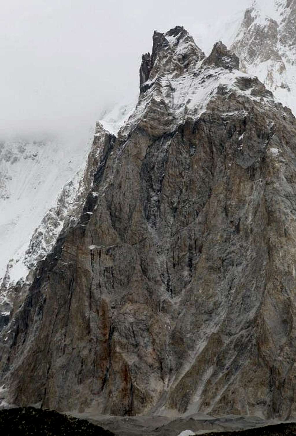 Rock Tower at Baltoro Glacier