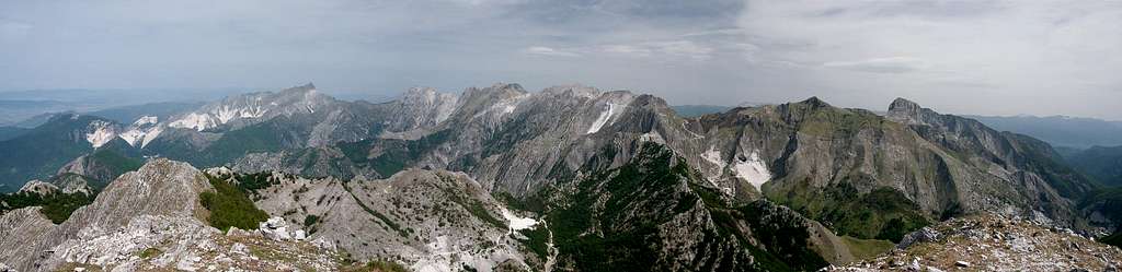 Summit view Monte Altissimo