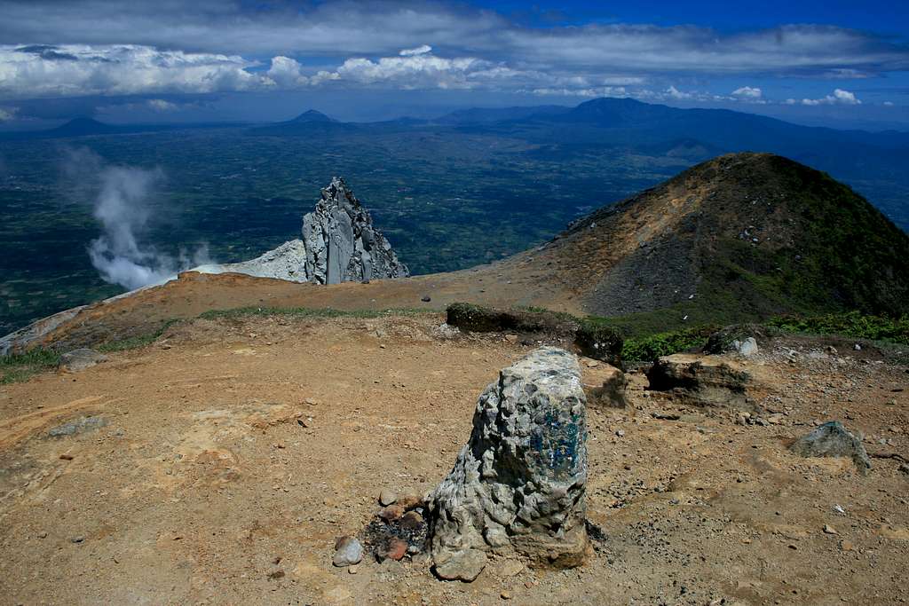 Summit of Gunung Sinabung