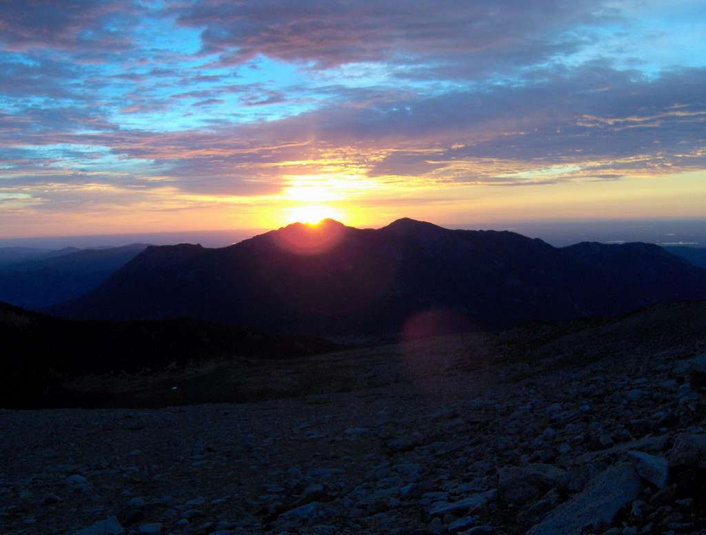Longs Peak Trail Sunrise
