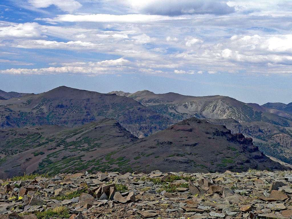 Sonora Peak and White Mtn. from Leavitt Peak
