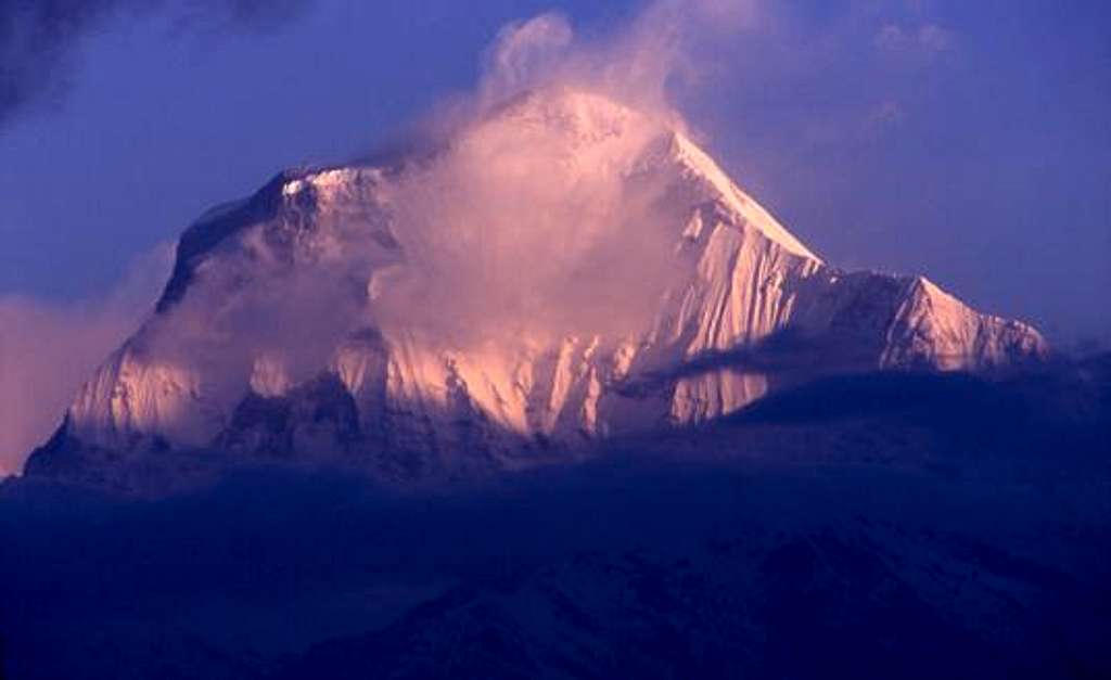 Early morning Dhaulagiri from...