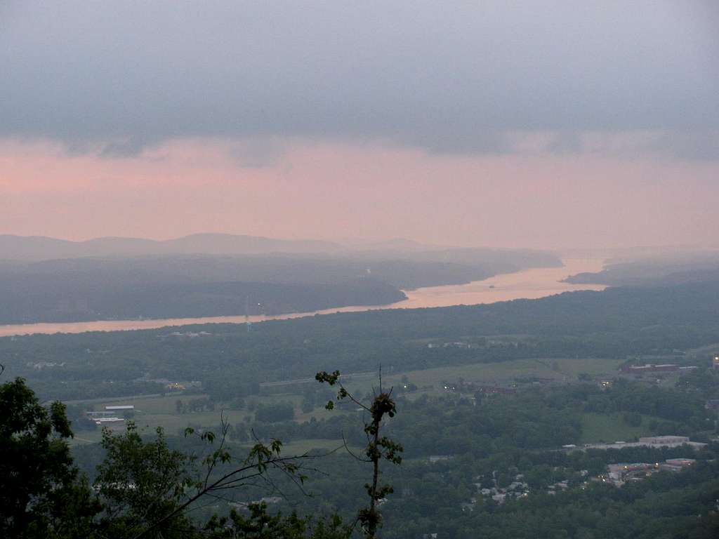 View North up the Hudson River