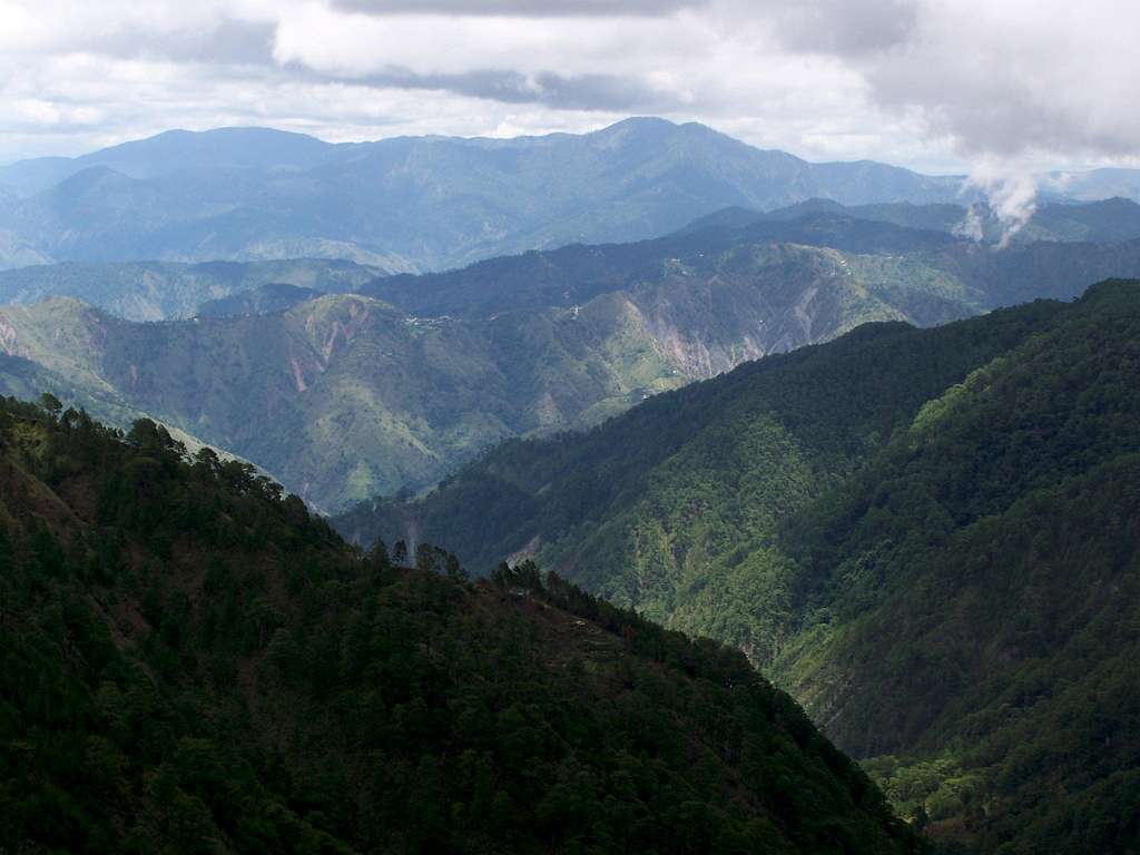 View to east from Mt. Sto. Tomas