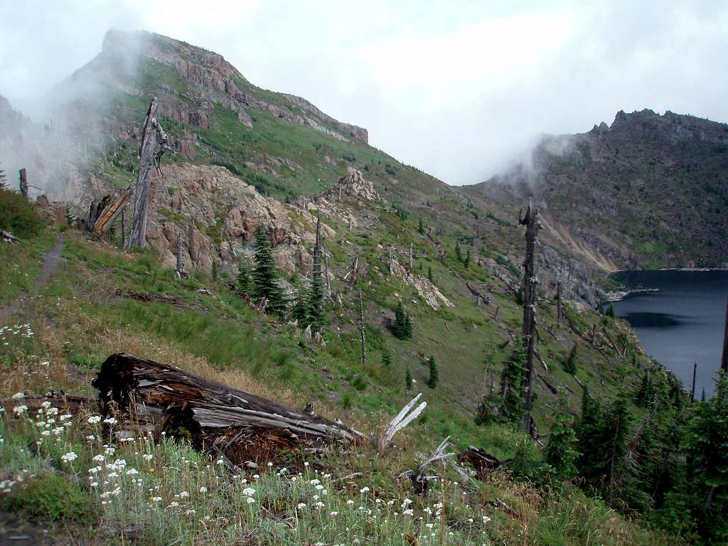 Coldwater Peak and St. Helens Lake