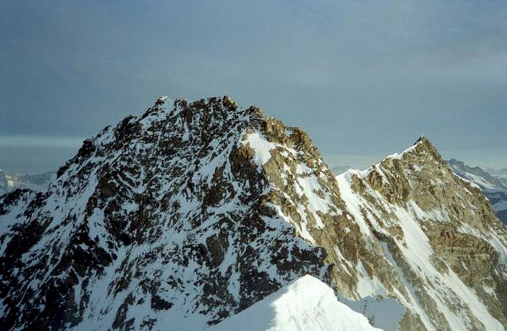 Dufourspitze and Nordend Seen...