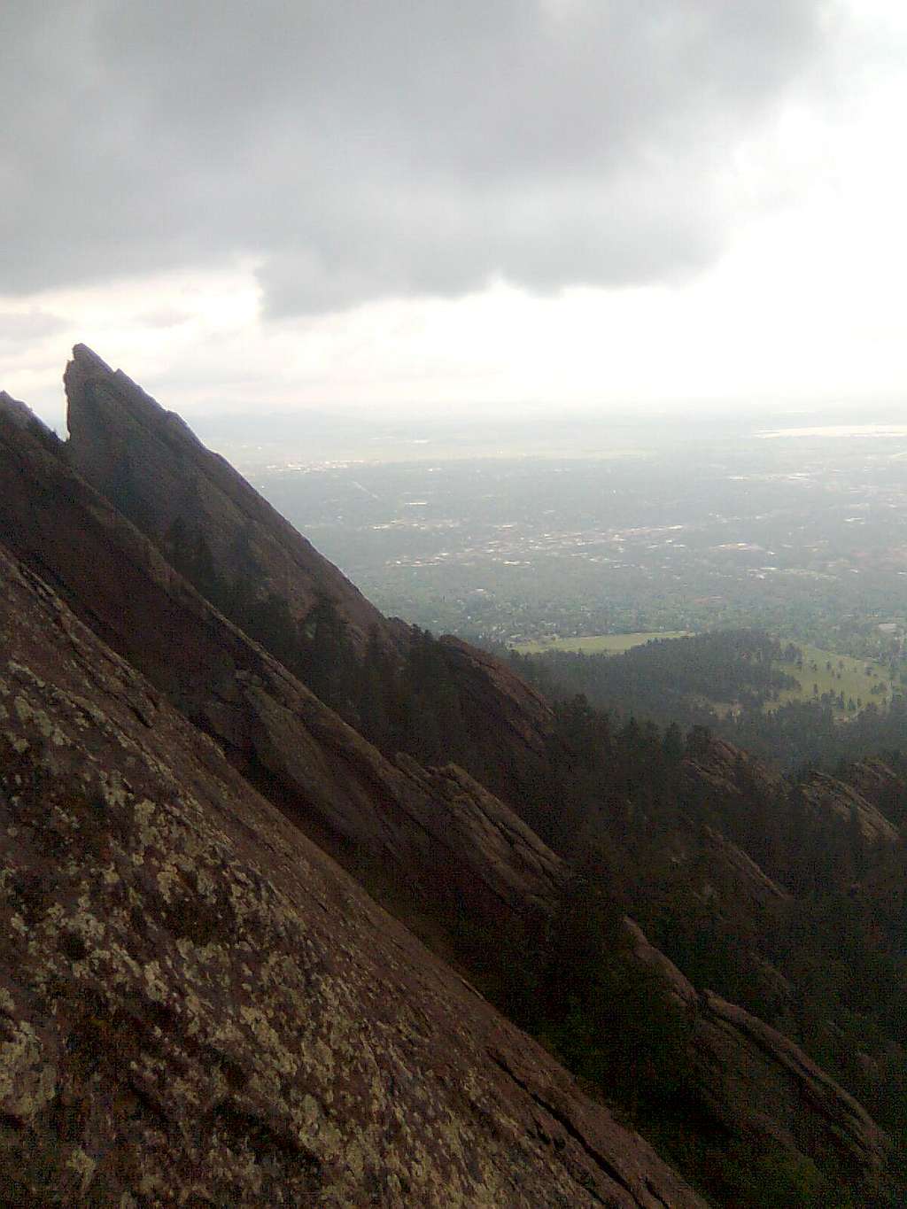 The Flatirons overlooking Boulder, Colorado