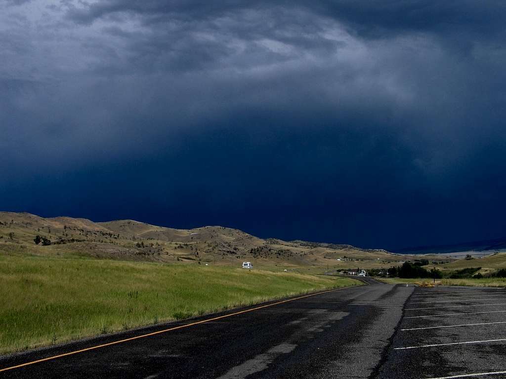 Wyoming - Just north of Yellowstone NP - Storm Coming
