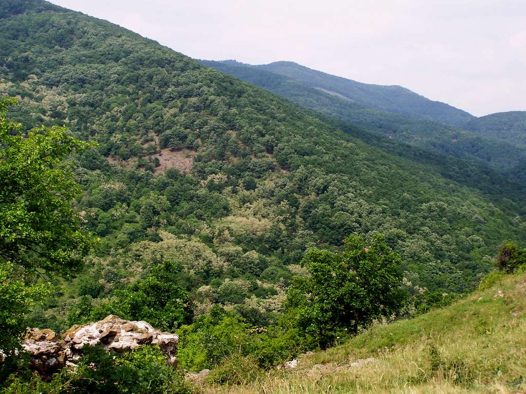 The hills above the valley called Vár-völgy (Mátra)