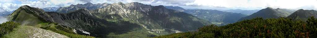 Ammergau Alps - Großer Zunderkopf - Panorama