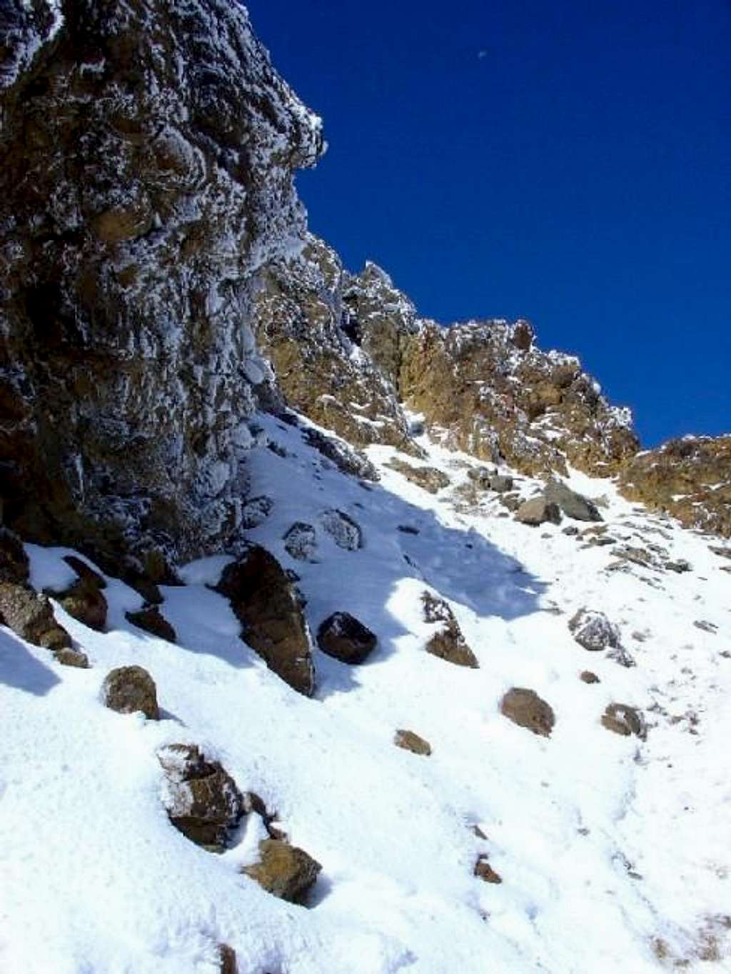 Close to the summit.
 Dec. 2003