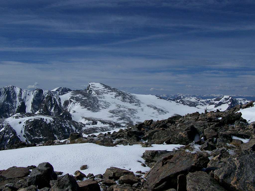Taylor Peak from Hallett Summit