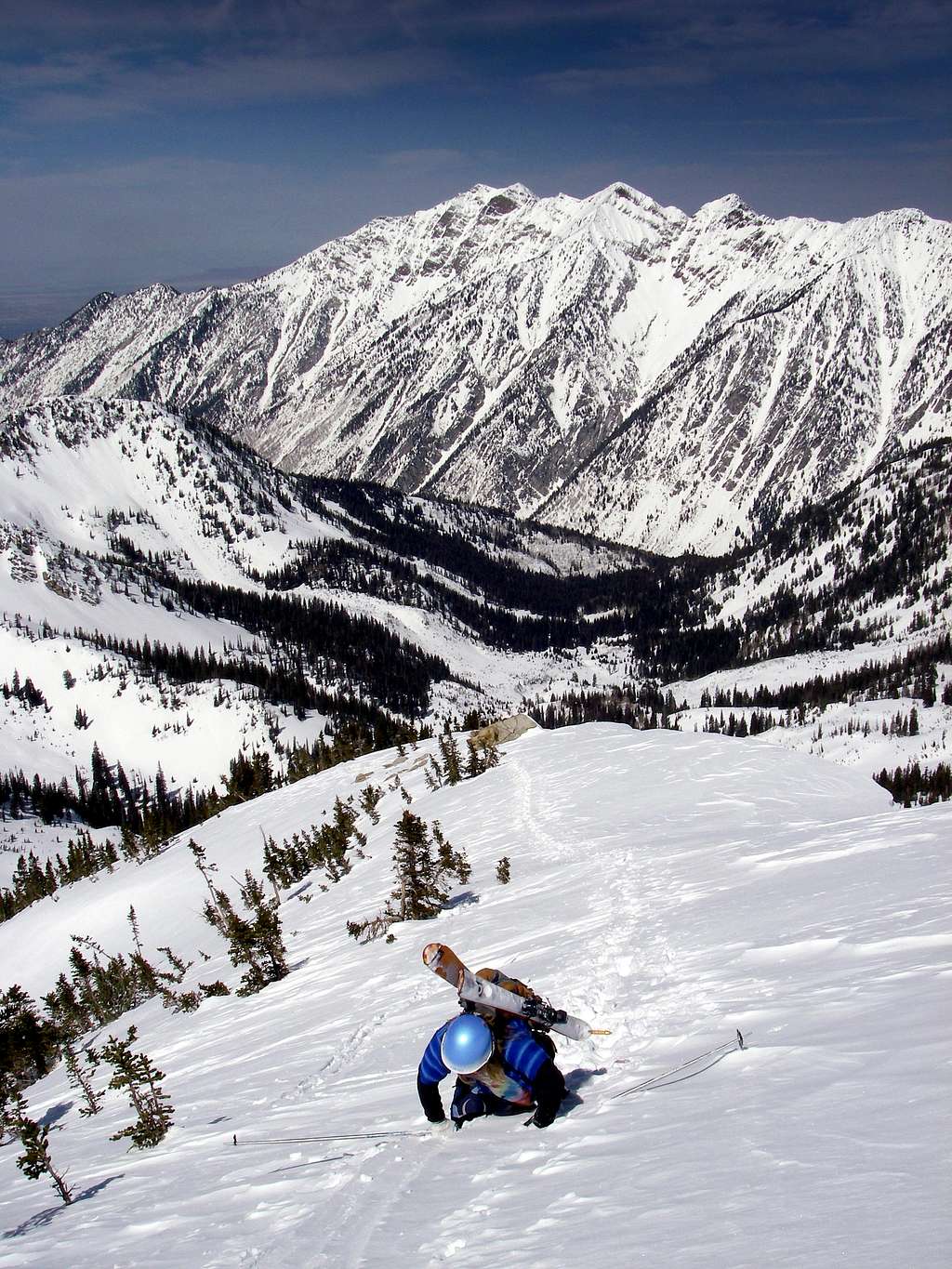 Climbing Red Baldy