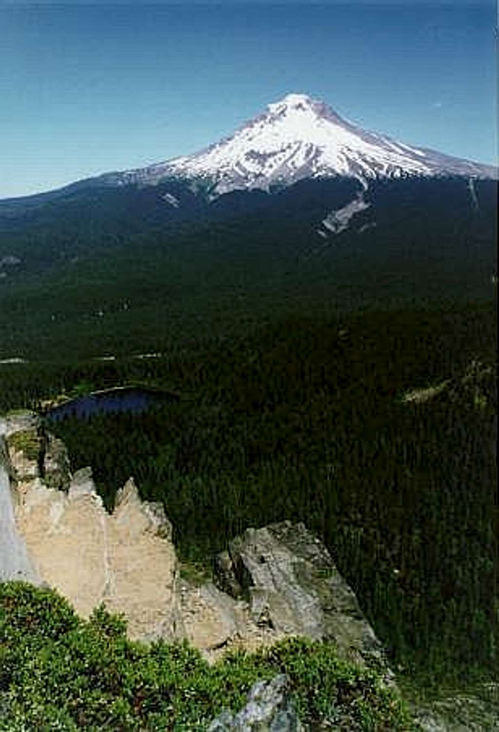 Mt. Hood and Mirror Lake from...