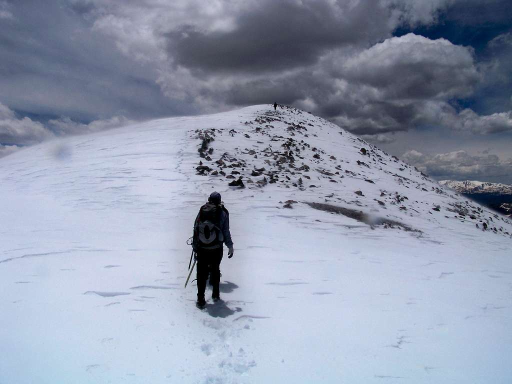 Approaching McNamee Summit