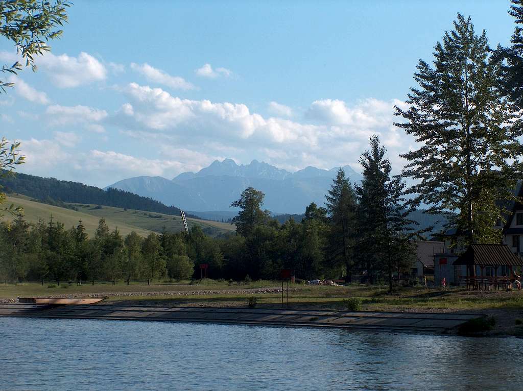 The Tatras from Czerwony Klasztor