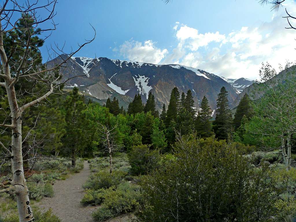 Parker Lake trail and Mt. Wood