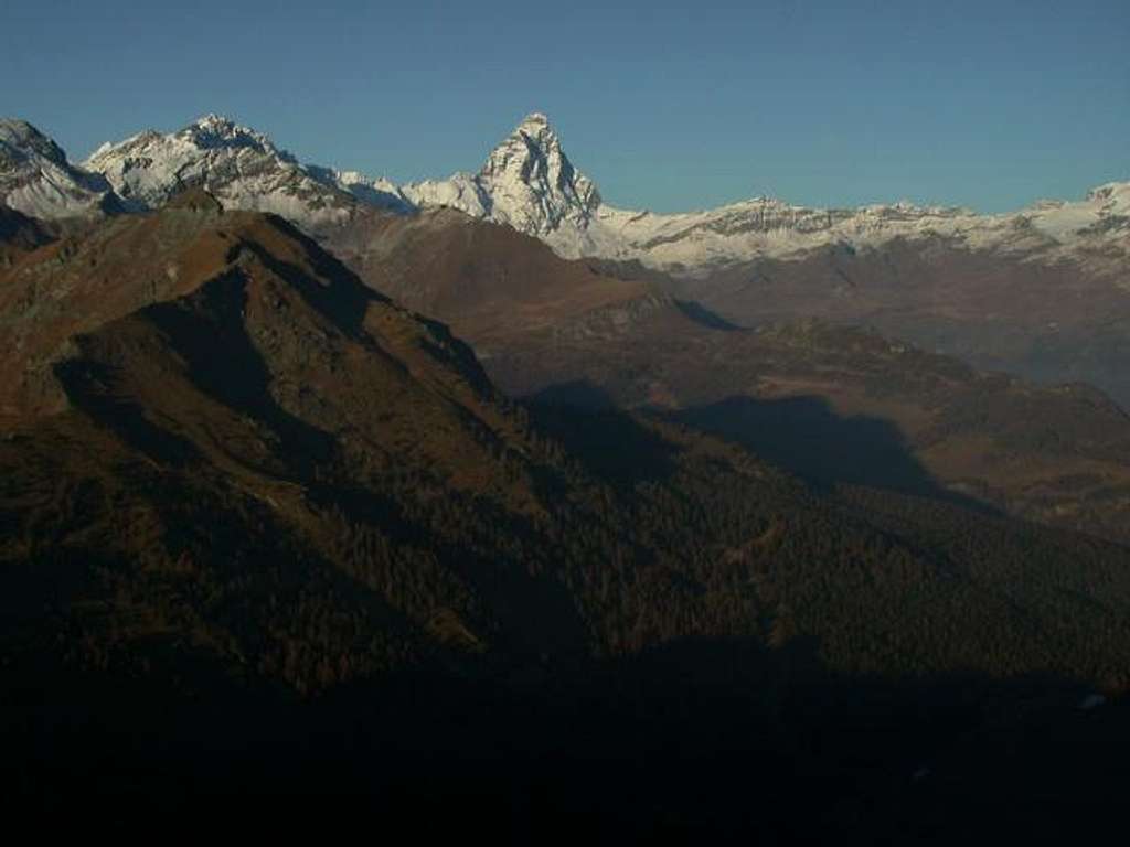 Matterhorn and Furggen ridge.
