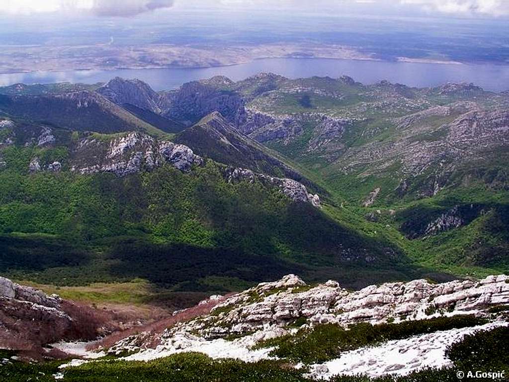Overview of Velika Paklenica...