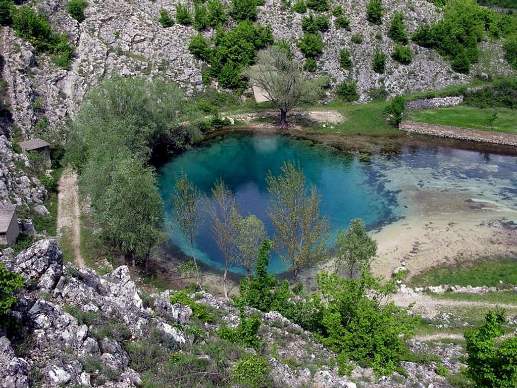 River Cetina source