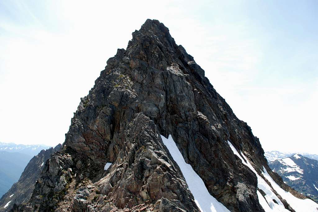 Another view of the false summit