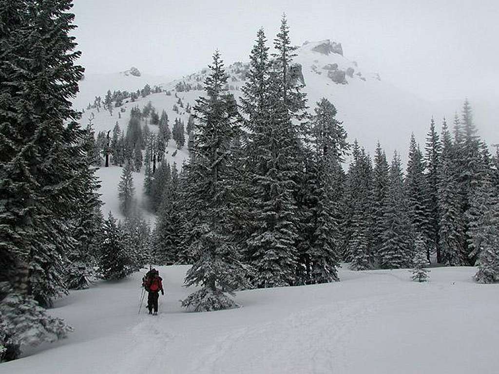 Hiking out with Casaval Ridge...