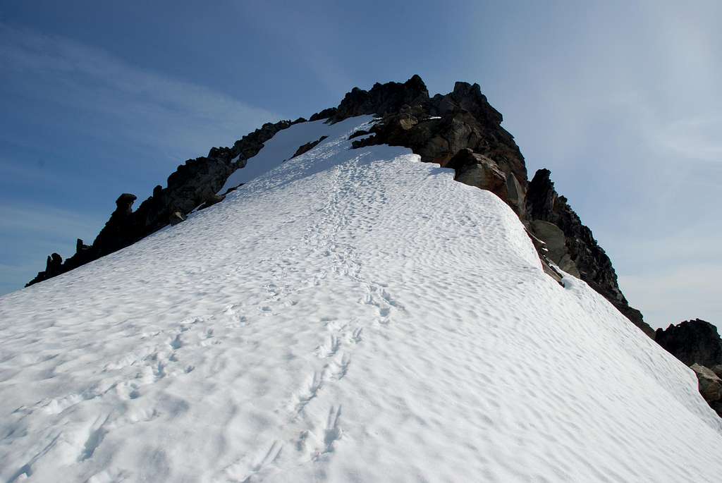 Final slope to the top