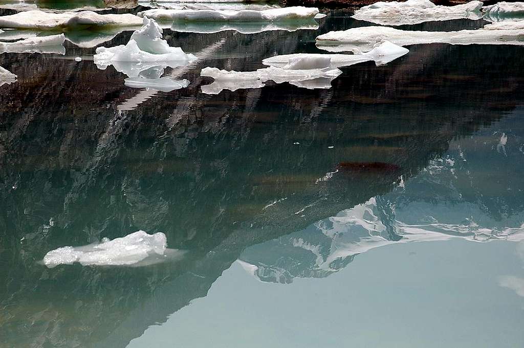 Lake of the Hanging Glacier Reflection