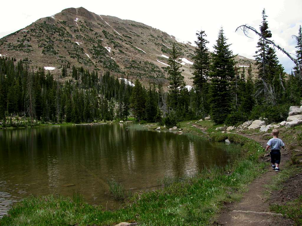 Mount Watson over Watson Lake